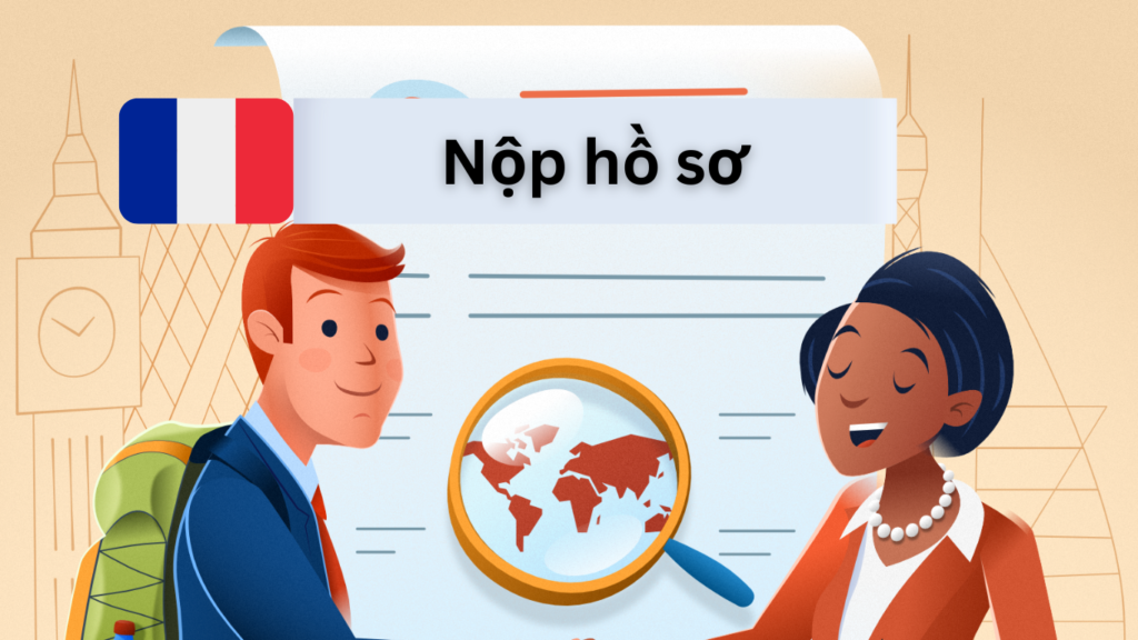 Lăn tay xong bao lâu có visa Pháp